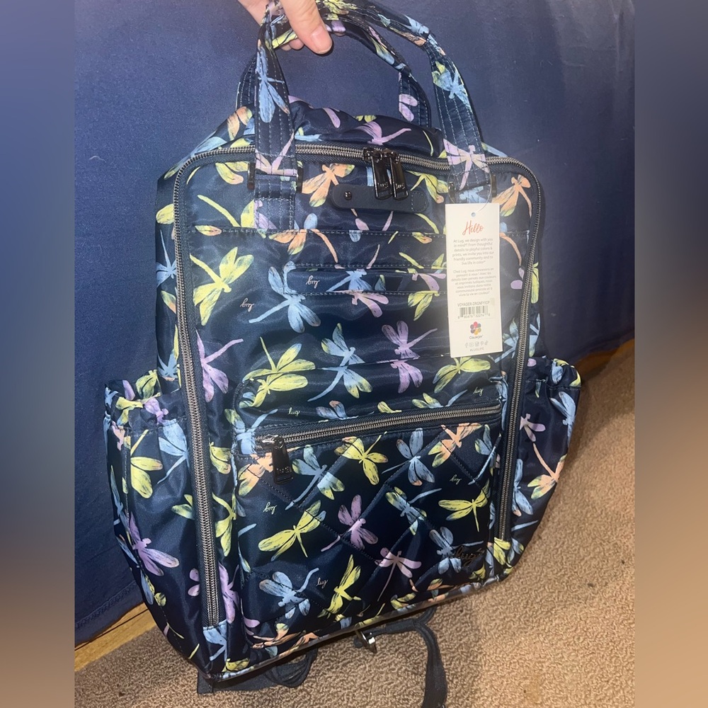 LUG Voyager Backpack/Tote in Dragonfly IcePop NWT - Picture 11 of 11